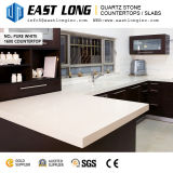 Hot Sale Fine Particle White Polished Quartz Stone Surface for Vanity Tops