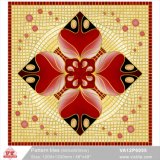 Building Material Customized Pattern Floor Carpet Tile (VA12P6055, 600X600mm+1200X1200mm)