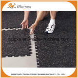 50X50cm Anti-Shock Interlocking Rubber Floor Mat Rubber Tile