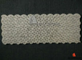 Natural Marble Wave Pattern Mosaic for Kitchen / Vanity-Top Tile