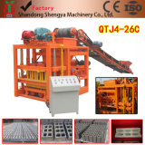 Qtj4-26c Semi Automatic Cement Brick Block Machine for Sale