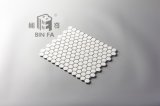 2017 Vintage White 23*23mm Honeycomb Hexagonal Ceramic Mosaic Tile for Decoration, Kitchen, Bathroom and Swimming Pool