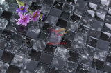 Black Ice-Cracked Crystal Glass Mosaic (CC149)