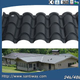 Black Galvanized Antique Corrugated Metal Roof Tile