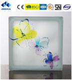 Jinghua High Quality Artistic P-057 Painting Glass Block/Brick
