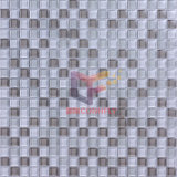 Super White Mix Brown Crystal Mosaic Tile (CFC133)