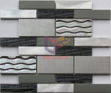Aluminium Steel Crystal Mixed Mosaic Tiles (CFM984)