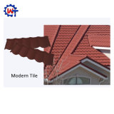 Modern Type Colored Stone Coated Metal Roof Tile