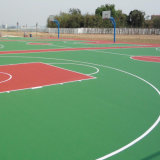 Silicon PU Outdoor Basketball Sports Rubber Flooring