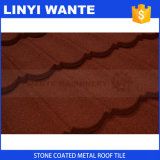 Waterproof Roofing Material Colorful Stone Coated Metal Roof Tile