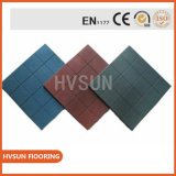 Noise Insulating Interlocking Granulated Rubber Tile with Colorful EPDM