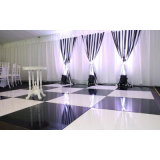 Portable Wood Dance Floor Black and White Wedding Dance Floor DIY