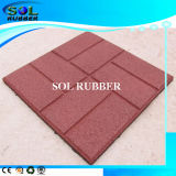 CE Certificated Patio Floor Outdoor Rubber Tile
