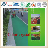 Double Coloration and Bright Lasting Color Crystal Road Flooring