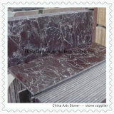 Rosso Levanto Red Marble Floor Tile for Commercial Building Decoration