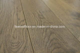 Wire Brushed Gray Color Oak Solid Wood Flooring - 5