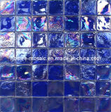 Fashion 42X42X8mm Blue Swimming Pool Tiles Bathroom Mosaic China Factory