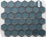 6mm Thickness Ice Crackle Honeycomb Hexagonal Ceramic Mosaic Tile