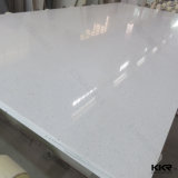 2cm White Artificial Quartz Stone Bathroom Floor Tile