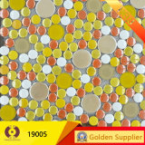 Round Glass Ceramic Marble Mosaic Building Material Mosaic (19005)