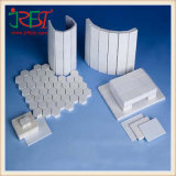 95% Alumina Ceramic Lining Brick Curved Tile