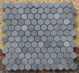 Black and Grey Basatl Mosaic, Mosaic Tiles and Tumbled Mosaic
