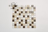 23*23mm Brown and White Ceramic Mosaic Tile for Wall, Kitchen, Bathroom and Swimming Pool, Special Decoration