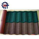Wante Brand Colorful Stone Chips Steel Roof Shingles Tiles