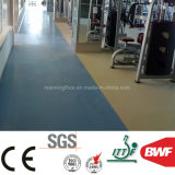 Indoor Dark Grey Gym Vinyl Sports Floor for Gem Pattern 4.5mm