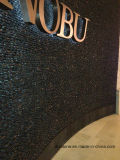 Black Mosaic Pebble Tile for Home Decoration