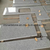 Chinese Grey White Polished Granite Marble Quartz Stone Kitchen Countertop