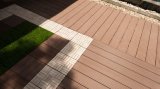 Hollow WPC Decking Easy Installation Wood Plastic Composite Flooring