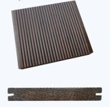 Thin Wave Strand Woven Bamboo Floor