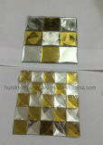 Gold and Silver Diamond Mirror Mosaic Tile (HD091)