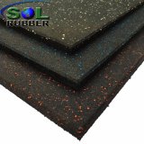 High Density Gym Rubber Flooring Tile for Heavy Duty Area