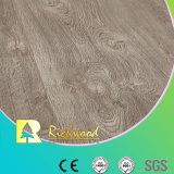 Commercial 12.3mm E0 AC4 Embossed Walnut V-Grooved Waterproof Laminate Floor