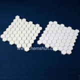 92% Alumina Ceramic Hexagonal Tile in Nylon Mat