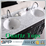 High Polished Quartz Stone Countertop for Bathroom & Kitchen