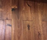 Cheap Handscraped Black Walnut Stain Small Leaf Click System Acacia Engneered Wood Flooring