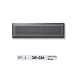 69X240mm Simple and Fashionable Design Graphite Glossy Two Tone Bevel Glazed Interior Wall Tile
