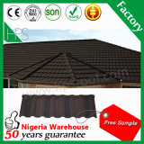 Building Material Bent Roof Sheet Stone Coated Metal Roof Tile 50 Years Warranty