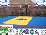 with CE and DIN Approval Interlocking Embossed Basketball Flooring