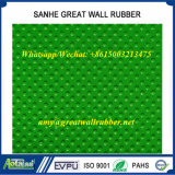 Green Anti-Slip Small Stud SBR/TPE Rubber Flooring Non-Slip Mat