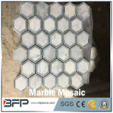 Hexagon White New Marble Mosaics for Interior Design