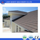 Colorful Stone Chips Coated Metal Shingle Roof Tile