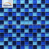 Square Shape Wholesale Mix Blue Swimming Pool Tile Mosaic