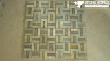 Rusty Grey Slate Mosaic Tiles for Wall Decoration (mm062)