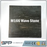 Building Material - Uneven Surface Black Marble Wave Stone Bluestone Tiles