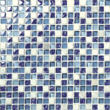 2017 Colorful Square Shape Stainless Crystal Glass Mosaic Tile