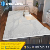 Polished Engineered Artificial Quartz Countertops for Kitchen Design